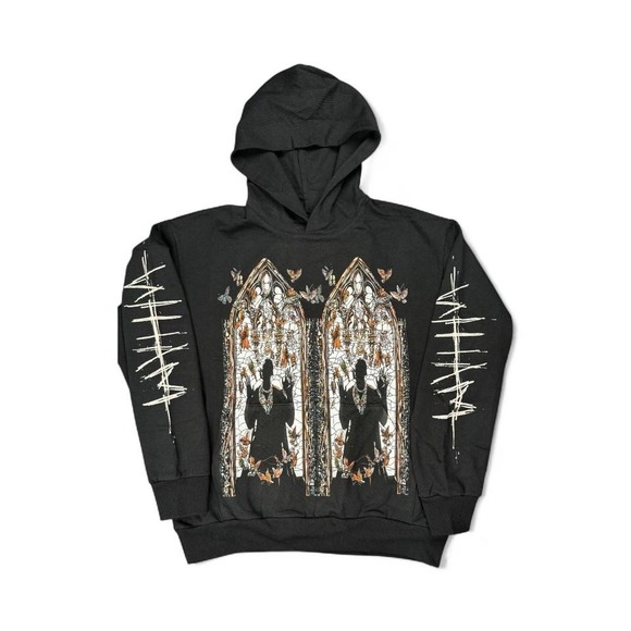 Who Decides War Other - Rare Who Decides War Graphic Hoodie Black Size XL‎ New Without Tags